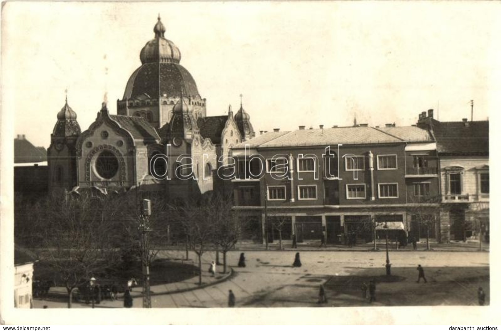 T2 1941 Szabadka, Subotica; Zsinagóga, Sonenfeld üzlete / Synagogue, Shops. Photo - Ohne Zuordnung