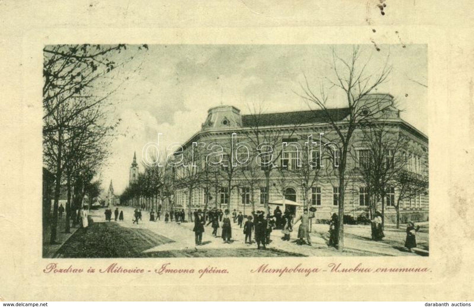 * T2/T3 Szávaszentdemeter, Mitrovitz An Der Save, Sremska Mitrovica; Imovna Opcína / Street View, Municipality. W. L. Bp - Ohne Zuordnung