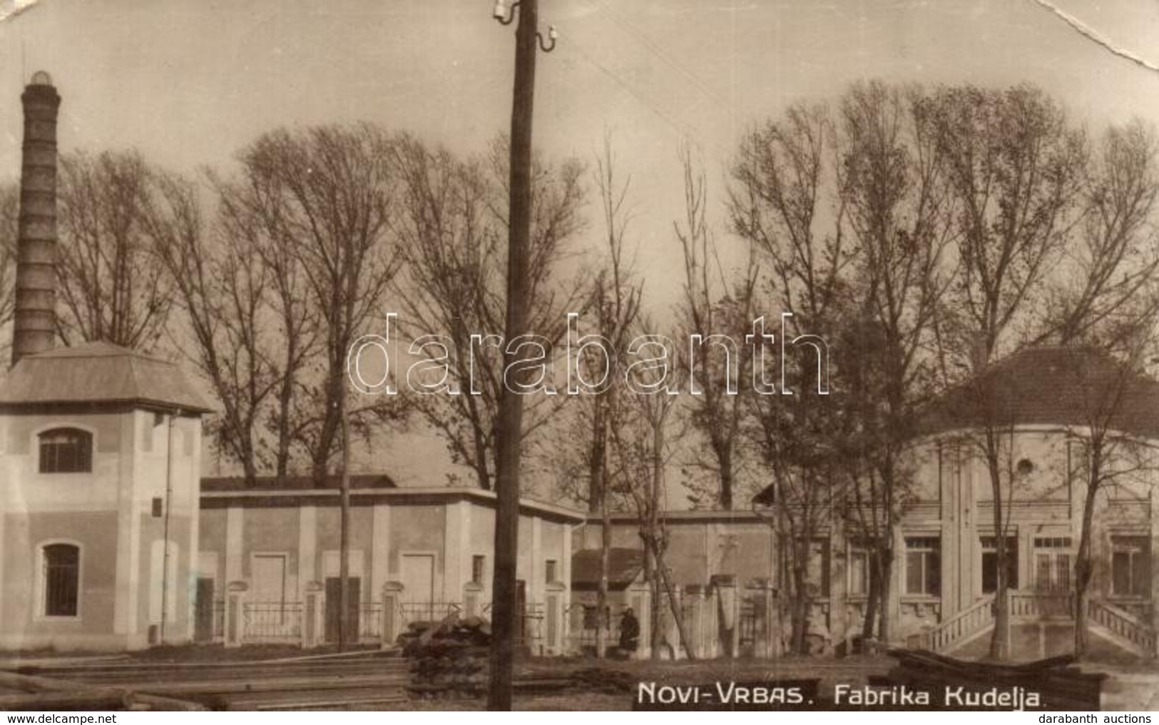 * T2/T3 Újverbász, Verbász, Novi Vrbas; Kendergyár. Franjo Klein / Fabrika Kudelja / Hemp Factory. Photo Vajda (EK) - Ohne Zuordnung