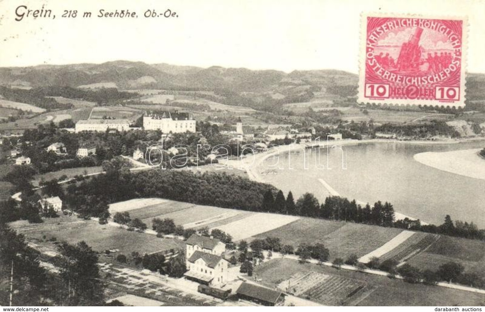 T2 Grein, General View. P. Ledermann, TCV Card - Ohne Zuordnung