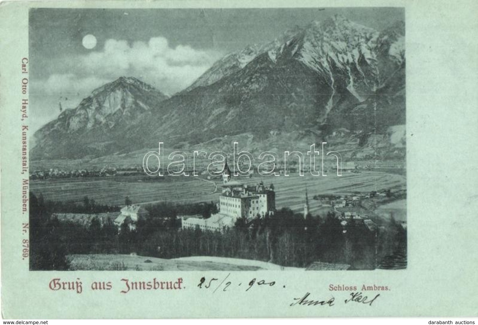 T2 Innsbruck, Schloss Ambras / Castle, Night - Ohne Zuordnung