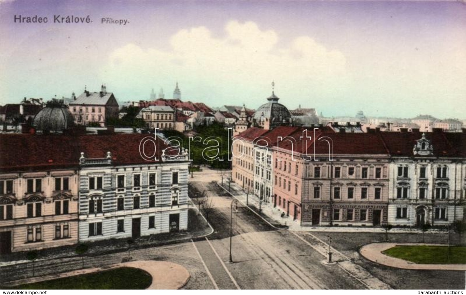 T1/T2 Hradec Kralove, Prikopy, Synagoga / View With Synagogue - Zonder Classificatie