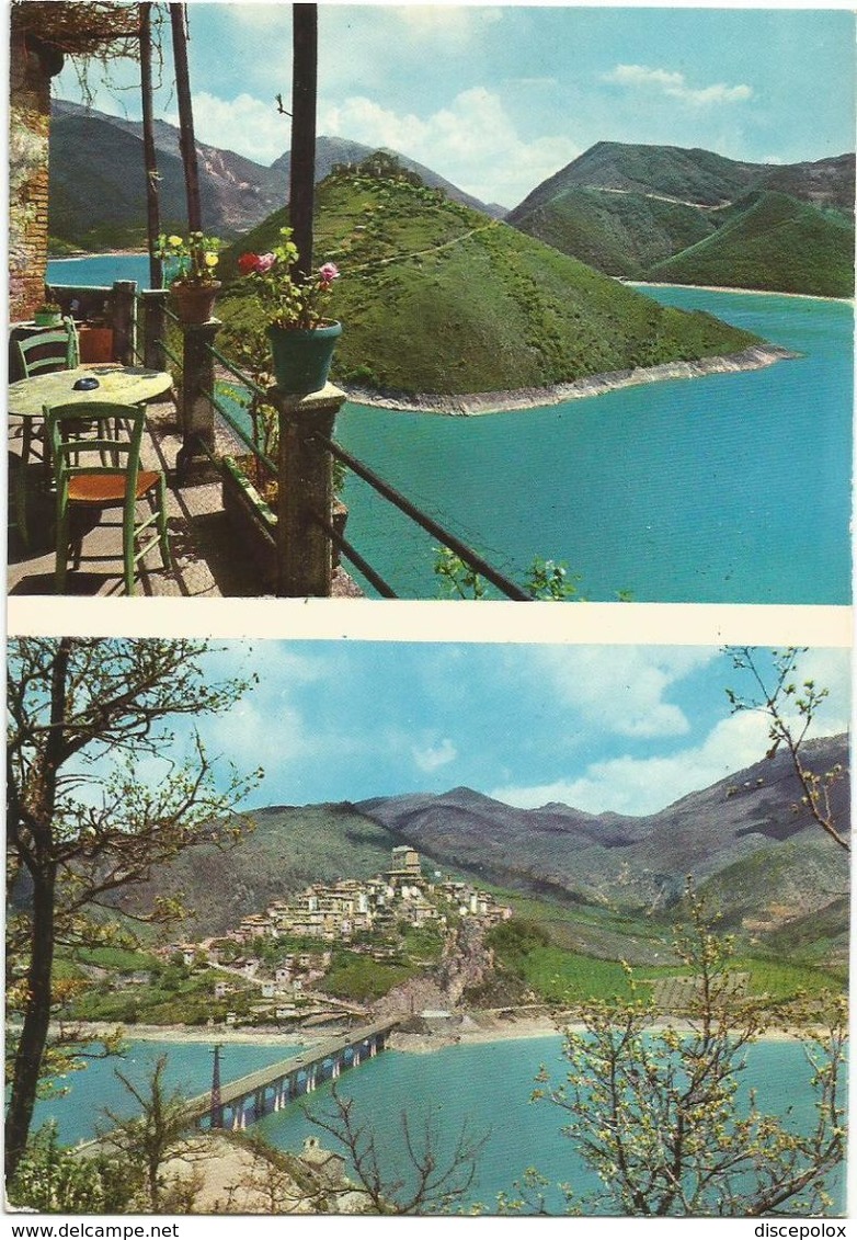 X1306 Castel Di Tora (Rieti) - Panorama E Lago Di Turano / Viaggiata 1968 - Altri & Non Classificati