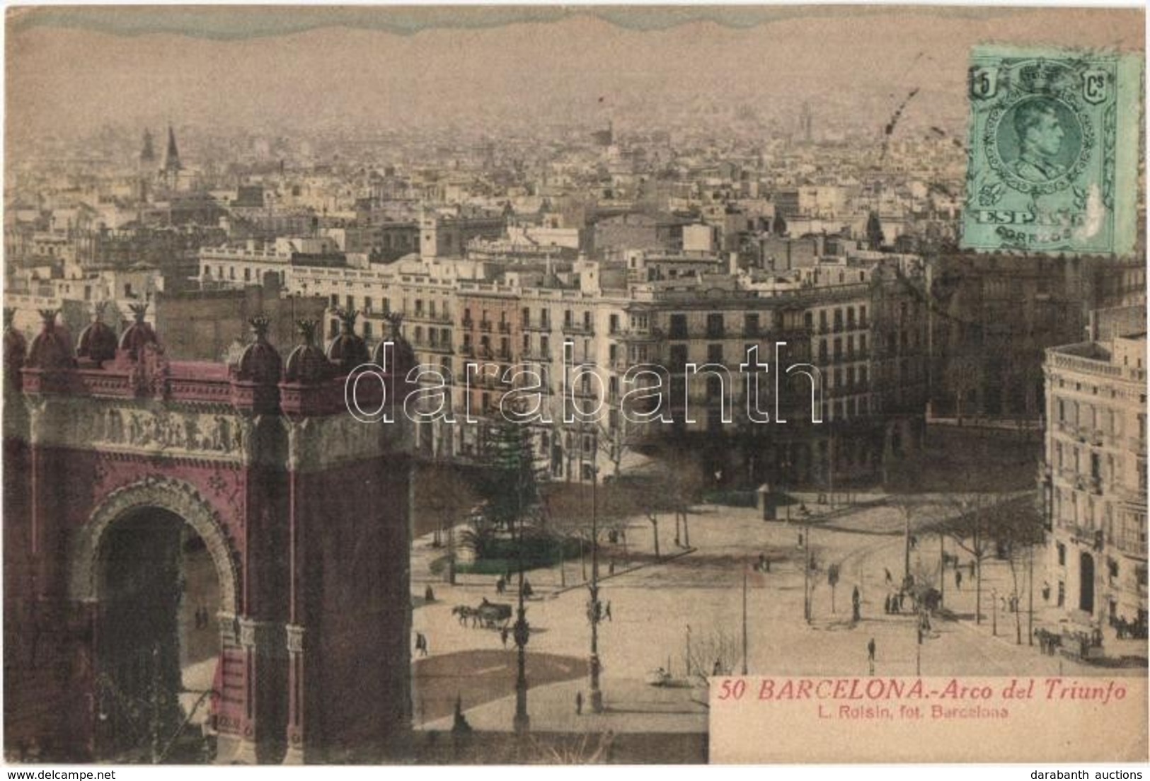 T2/T3 Barcelona, Arco De Triunfo / Triumphal Arch, TCV Card  (EK) - Ohne Zuordnung