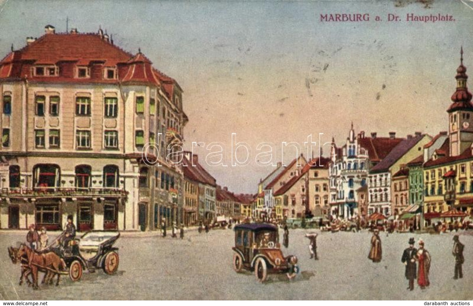 * T2/T3 Maribor, Marburg A. Dr., Hauptplatz / Main Square (EK) - Ohne Zuordnung