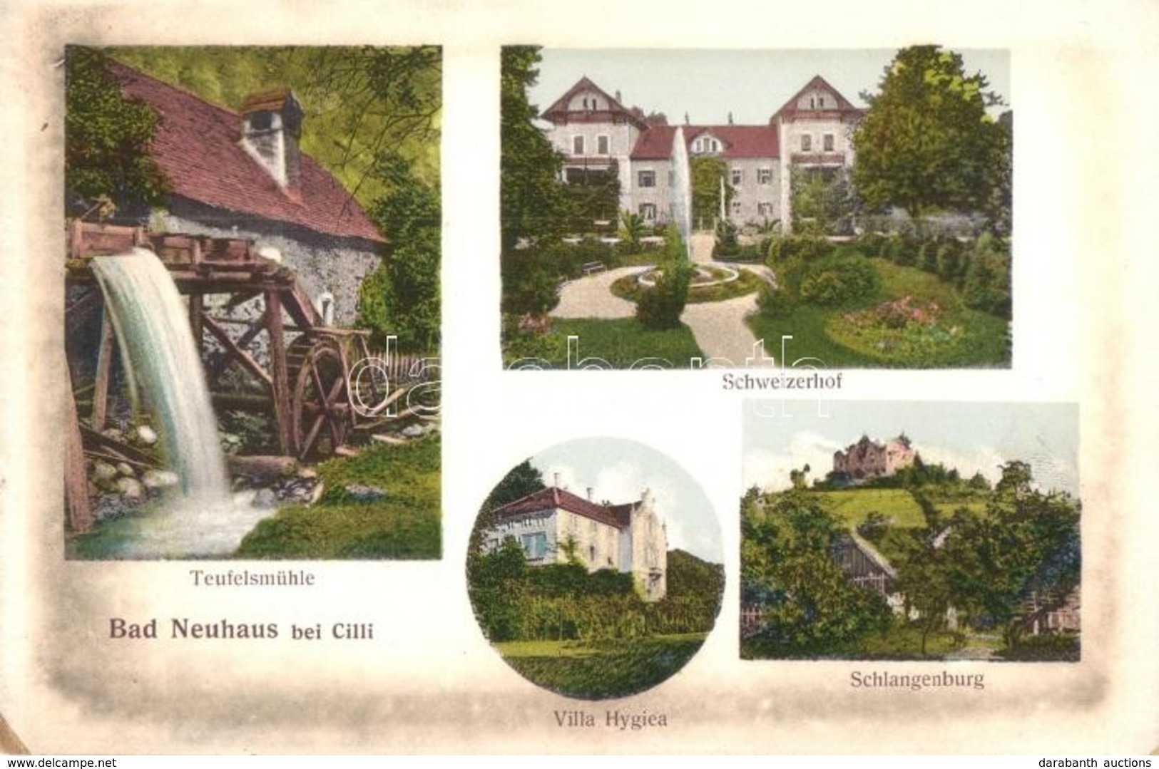 ** T2/T3 Terme Dobrna, Bad Neuhaus Bei Cilli; Teufelsmühle, Schweizerhof, Villa Hygiea, Schlangenburg / Water Mill, Vill - Zonder Classificatie