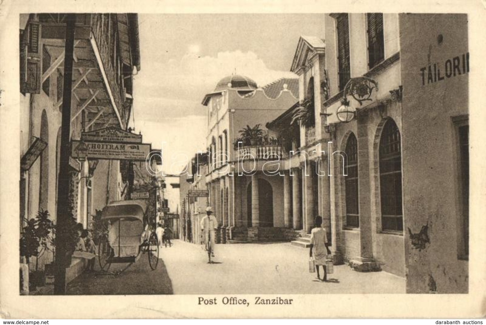 T2/T3 Zanzibar, Post Office, Street, Shops - Ohne Zuordnung
