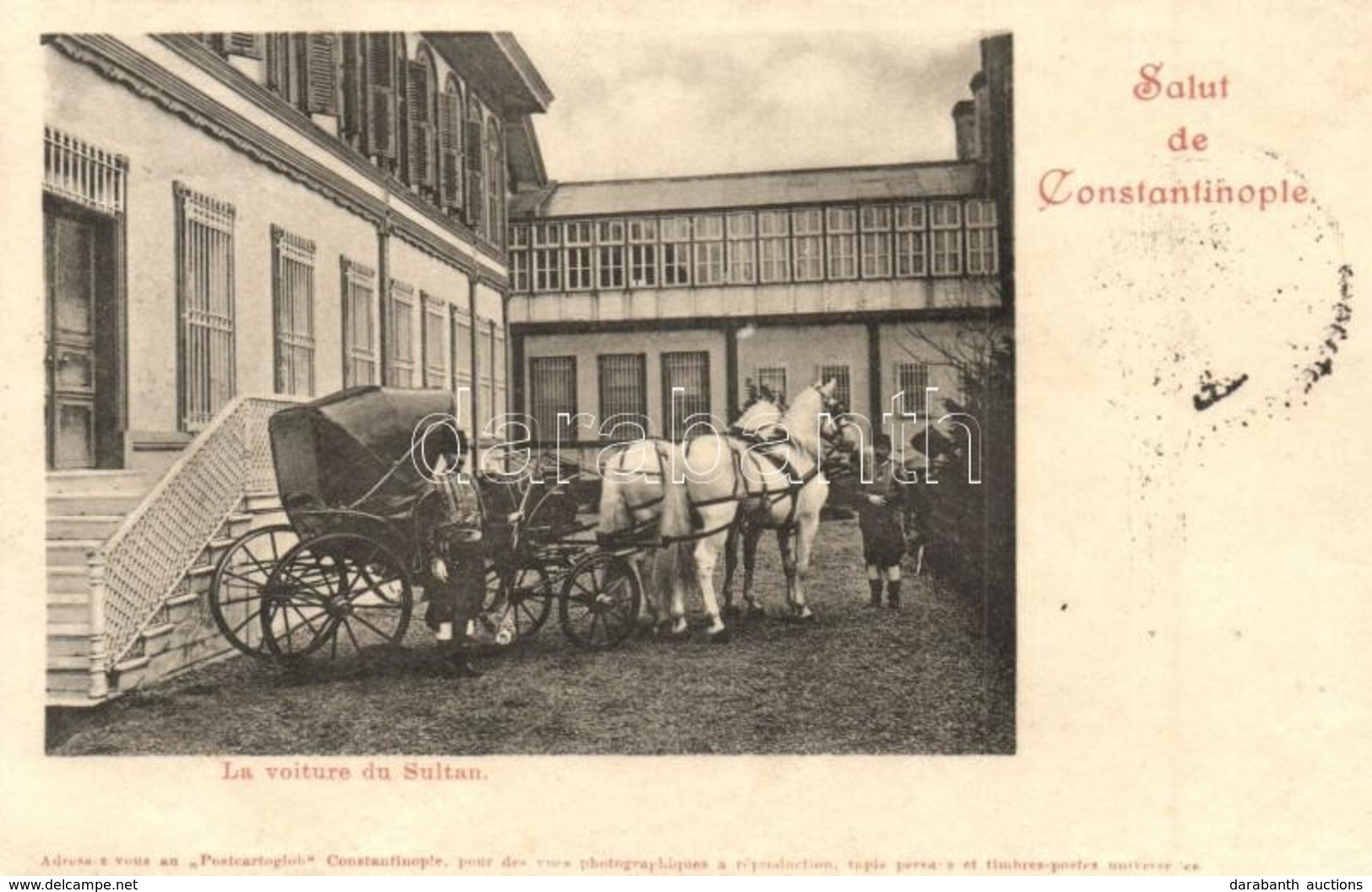 T3 Constantinople, Istanbul; La Voiture Du Sultan / The Sultan's Car, Carriage (r) - Ohne Zuordnung