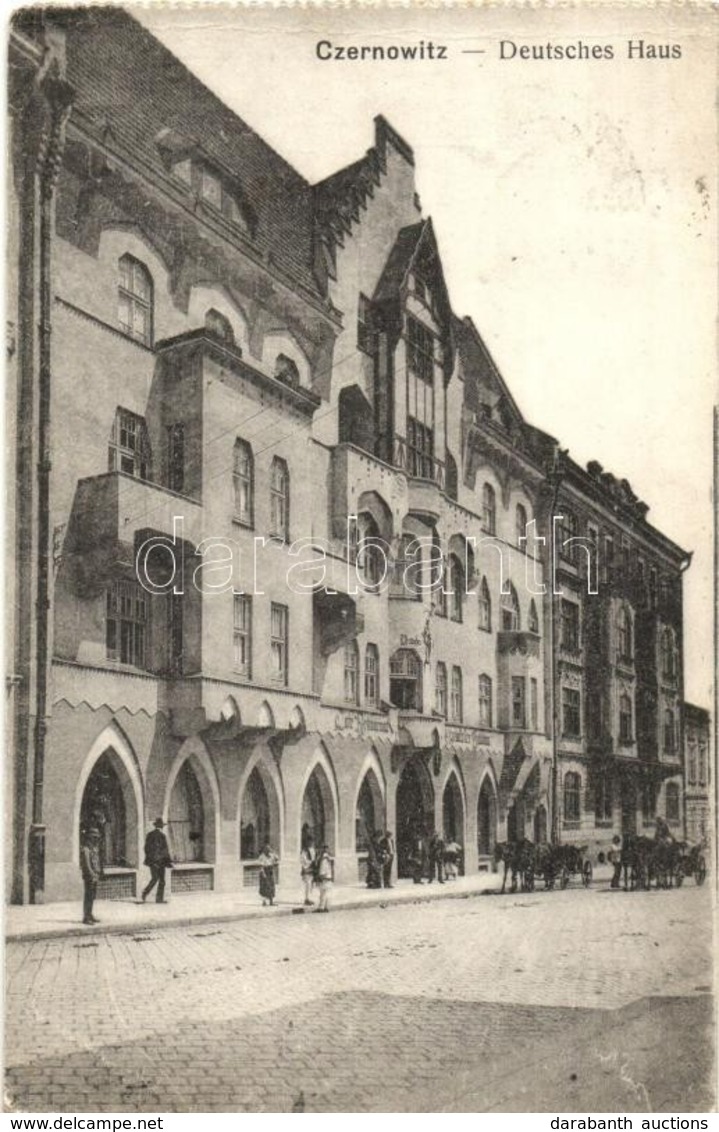 T2/T3 Chernivtsi, Czernowitz; Deutsches Haus / German House (fa) - Ohne Zuordnung