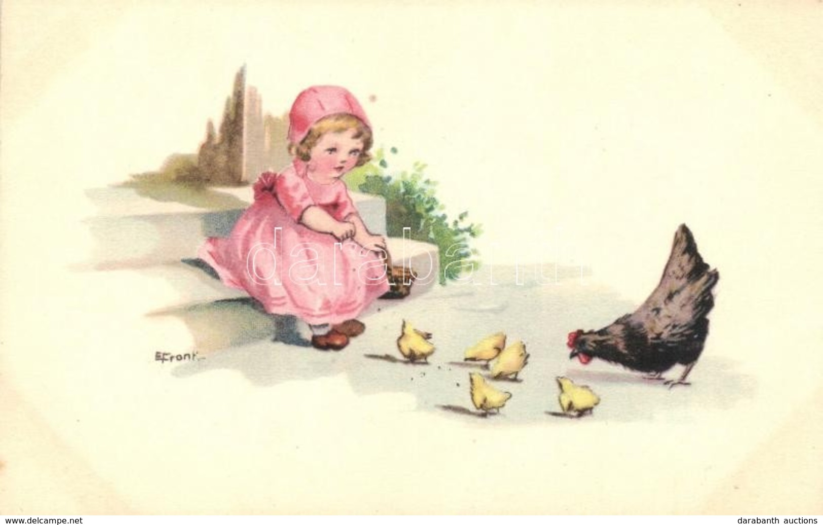 ** T1/T2 Girl, Chicken, W.S.S.B. No. 5237. S: E. Fronti - Zonder Classificatie