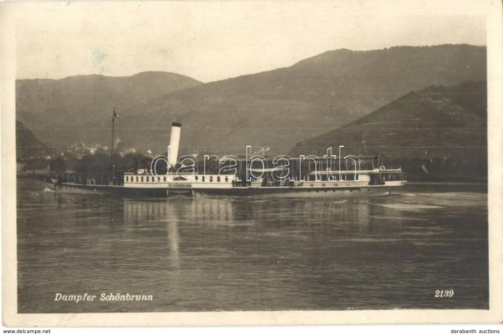 T2 Dampfer Schönbrunn / Passenger Steamer - Ohne Zuordnung