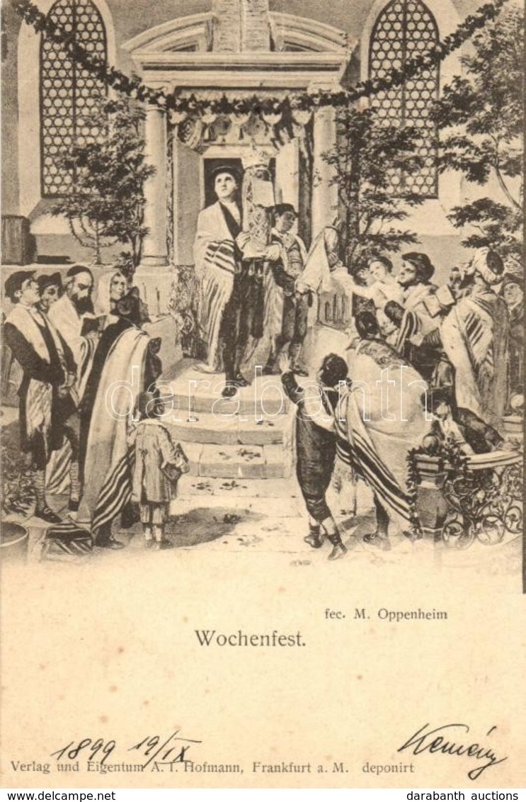 T2/T3 1899 Wochenfest / Shavuot, Judaica S: M. Oppenheim (EK) - Zonder Classificatie