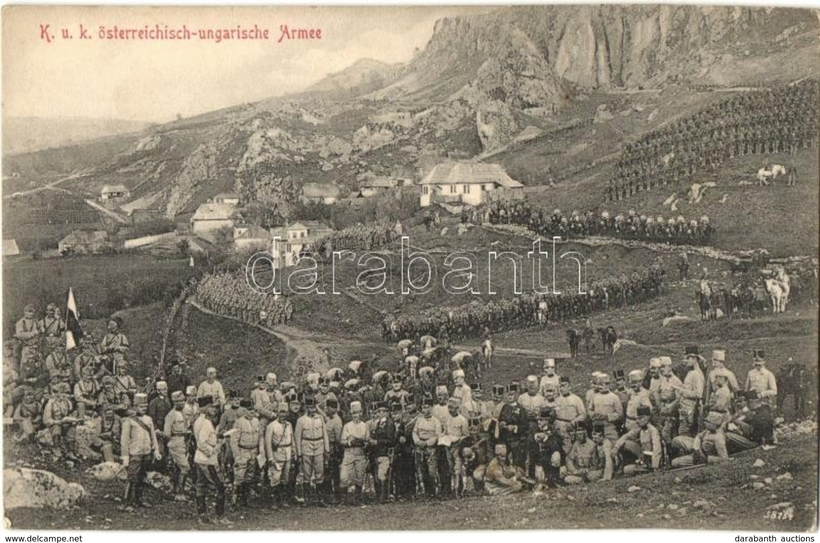 ** T2 Els? Világháborús Osztrák-magyar Hadsereg A Hegyekben / WWI K.u.K. Military, Army In The Mountains / K.u.k. österr - Ohne Zuordnung