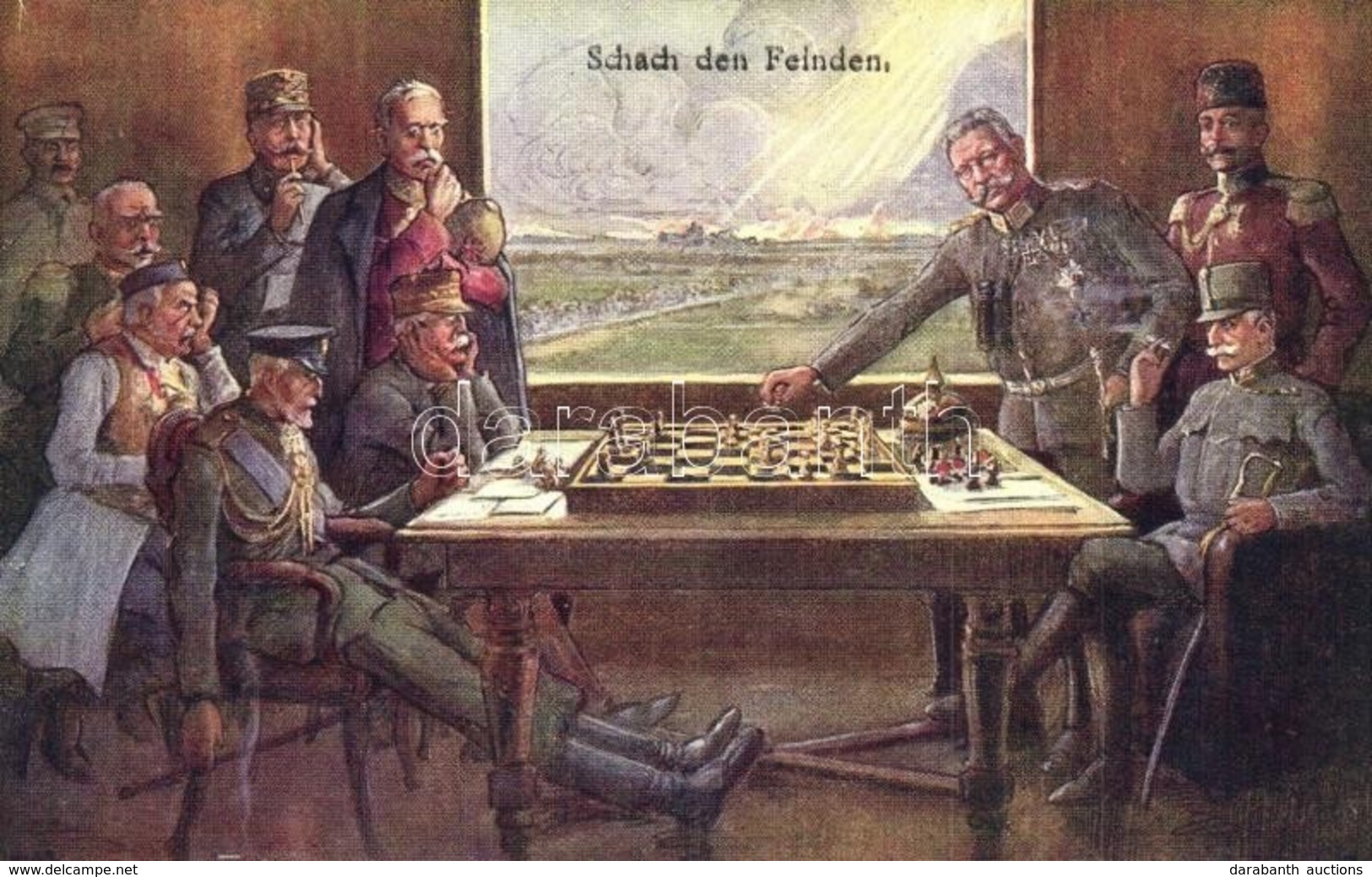 ** T2 Schach Den Feinden / WWI Chess Of The Enemies. B. K. W. I. 259-172. - Unclassified