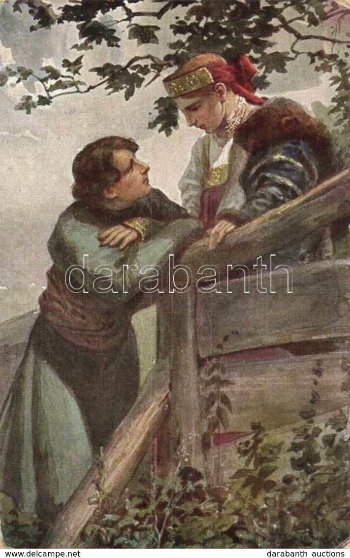 T2/T3 At The Fence. Russian Art Postcard. T.S.N. R.M. No. 181. + K.u.K. Divisions-Bäckerei No. 56. S: Solomko (Rb) - Zonder Classificatie