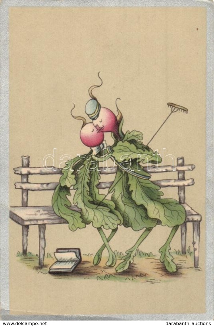 * T2/T3 Retek-szerelem / Radish-love. Art Postcard No. 274. Von B. Dondorf Litho (EK) - Ohne Zuordnung