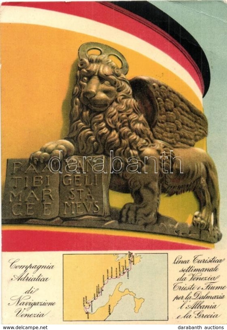 T2/T3 Compagnia Adriatica Di Navigazione Venezia / Italian Shipping Company Advertisement. '1938 Munkács Visszatért' So. - Ohne Zuordnung