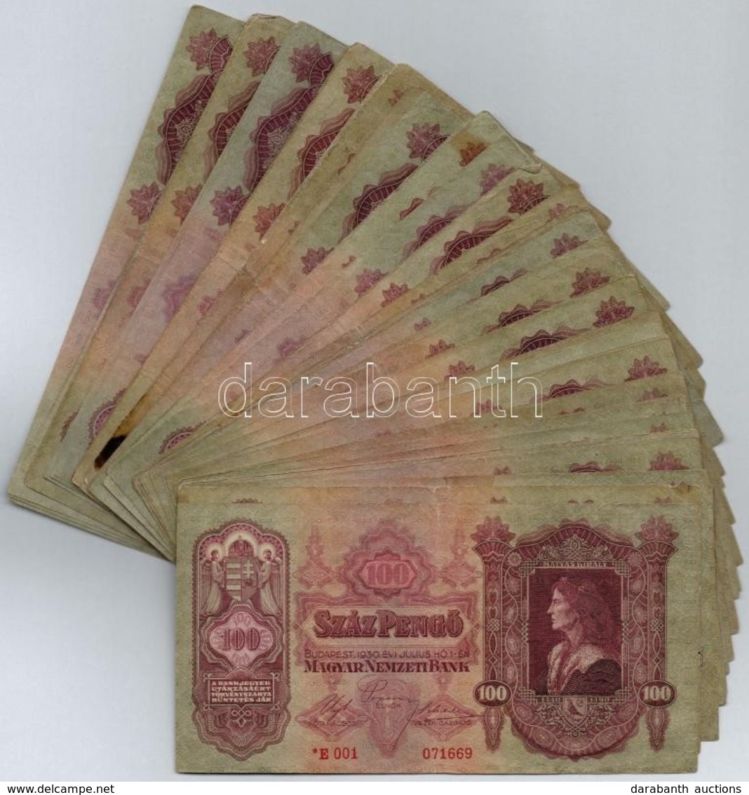 1930. 100P (50x) T:III,III- - Zonder Classificatie