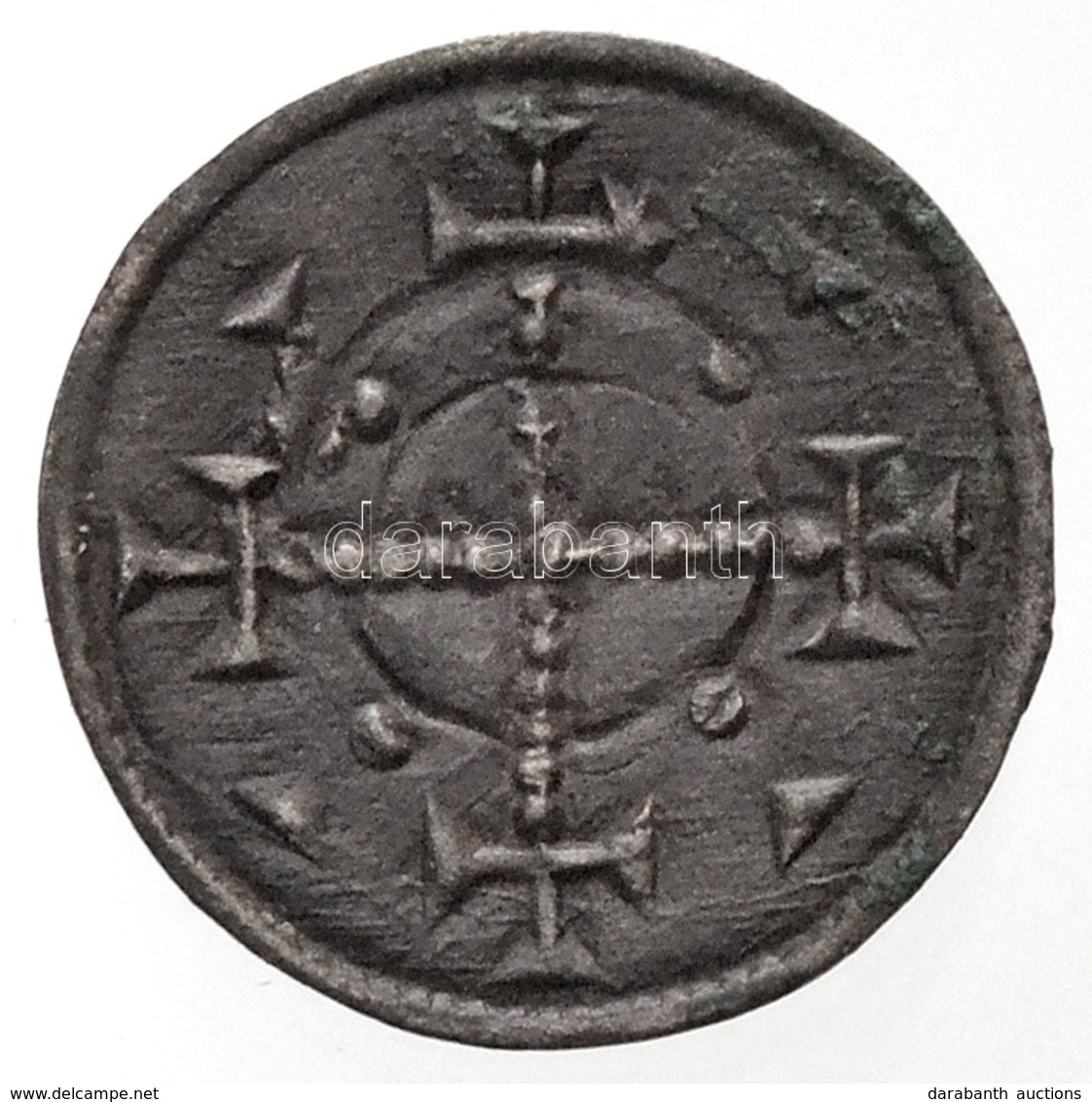 1141-1162. Denár Ag 'II. Géza' (0,2g) T:1-
Hungary 1141-1162. Denar Ag 'Géza II' (0,2g) C:AU
Huszár: 150., Unger I.: 74. - Zonder Classificatie