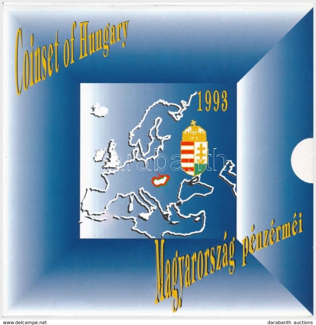 1993. 10f-200Ft (11xklf) Forgalmi Sor Dísztokban, Egylapos Kiadás, Benne 200Ft Ag 'MNB' T:BU 
Adamo FO26.2 - Zonder Classificatie