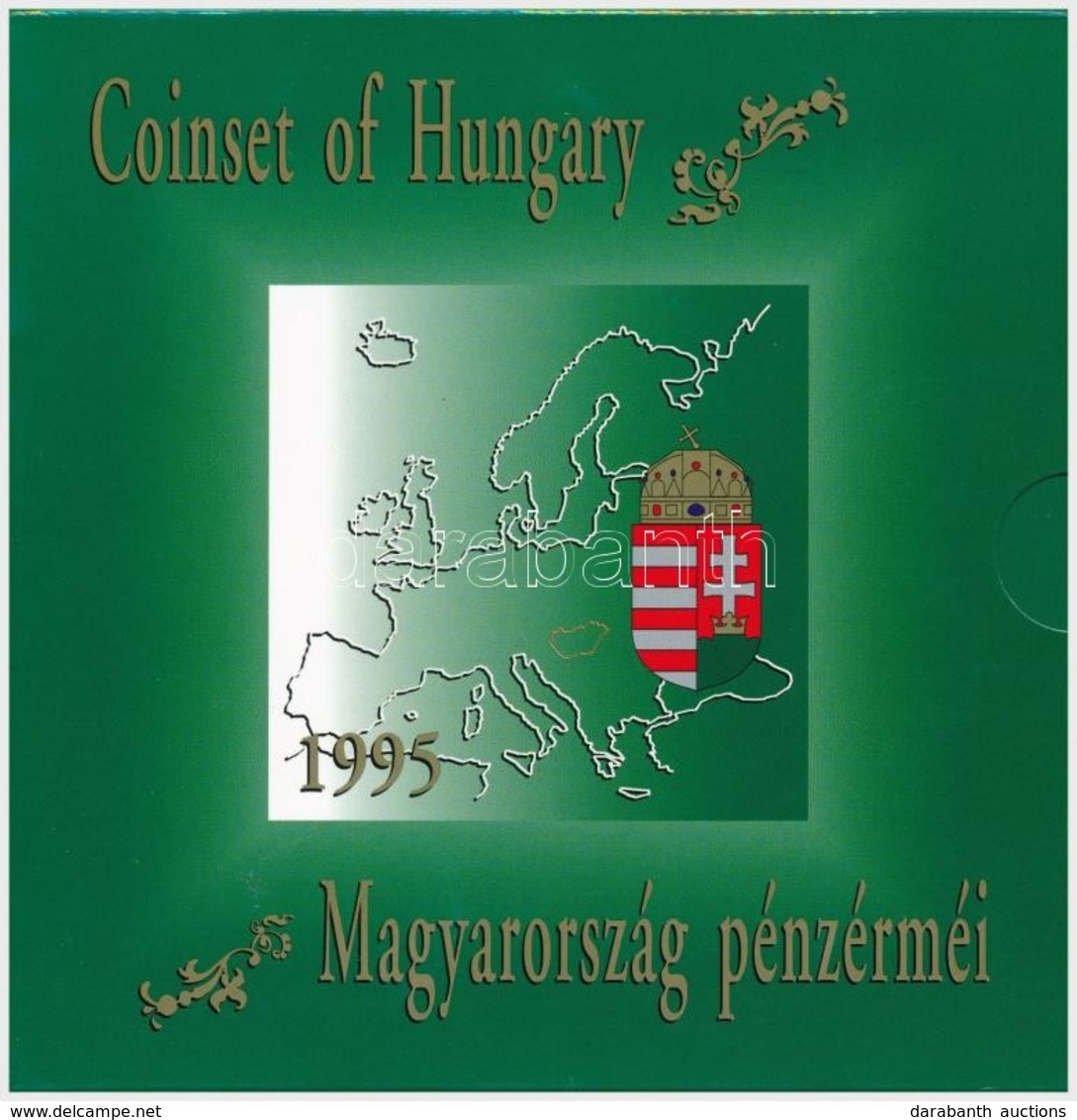 1995. 10f-200Ft (11xklf) Forgalmi Sor Dísztokban, Benne 200Ft Ag 'Deák', 'Magyarország Pénzérméi' Sorozat T:BU Adamo FO2 - Ohne Zuordnung