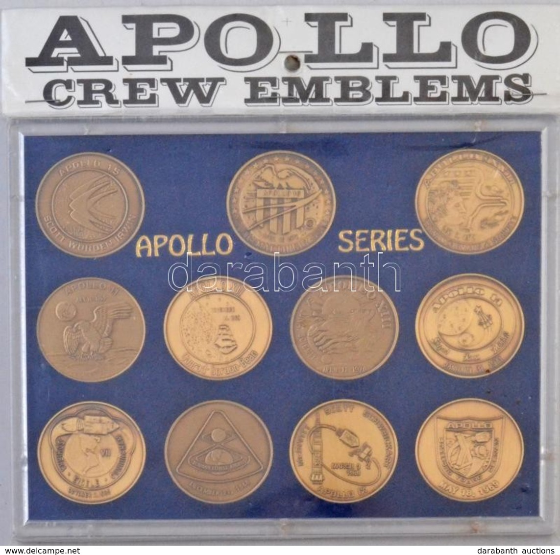 Amerikai Egyesült Államok 1968-1972. 'Apollo' 11xklf Emlékérem Tokban (38,5mm) T:1
USA 1968-1972. 'Apollo' 11xdiff Comme - Ohne Zuordnung