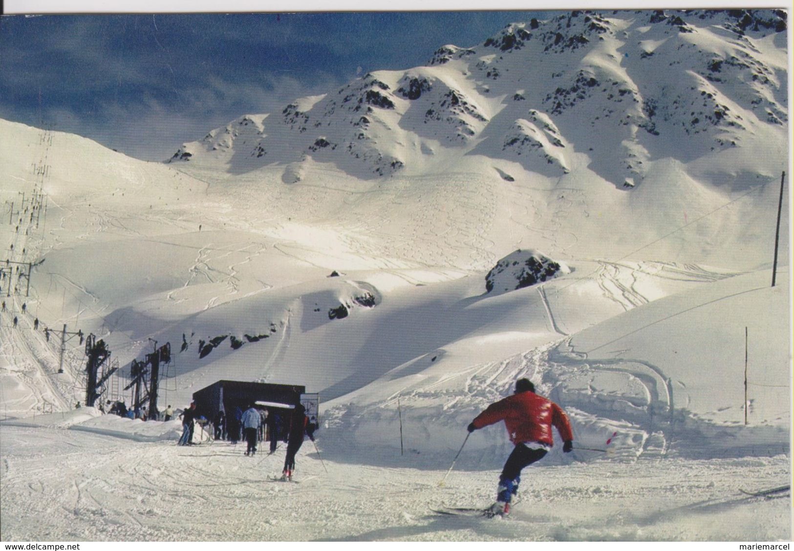 D38 - PRAPOUTEL LES SEPT LAUX - LE COL DES OUCLIS - TELESKI DU "DOME" - PISTE LAA GIRALLE INFERIEURE - CPSM Grand Format - Altri & Non Classificati