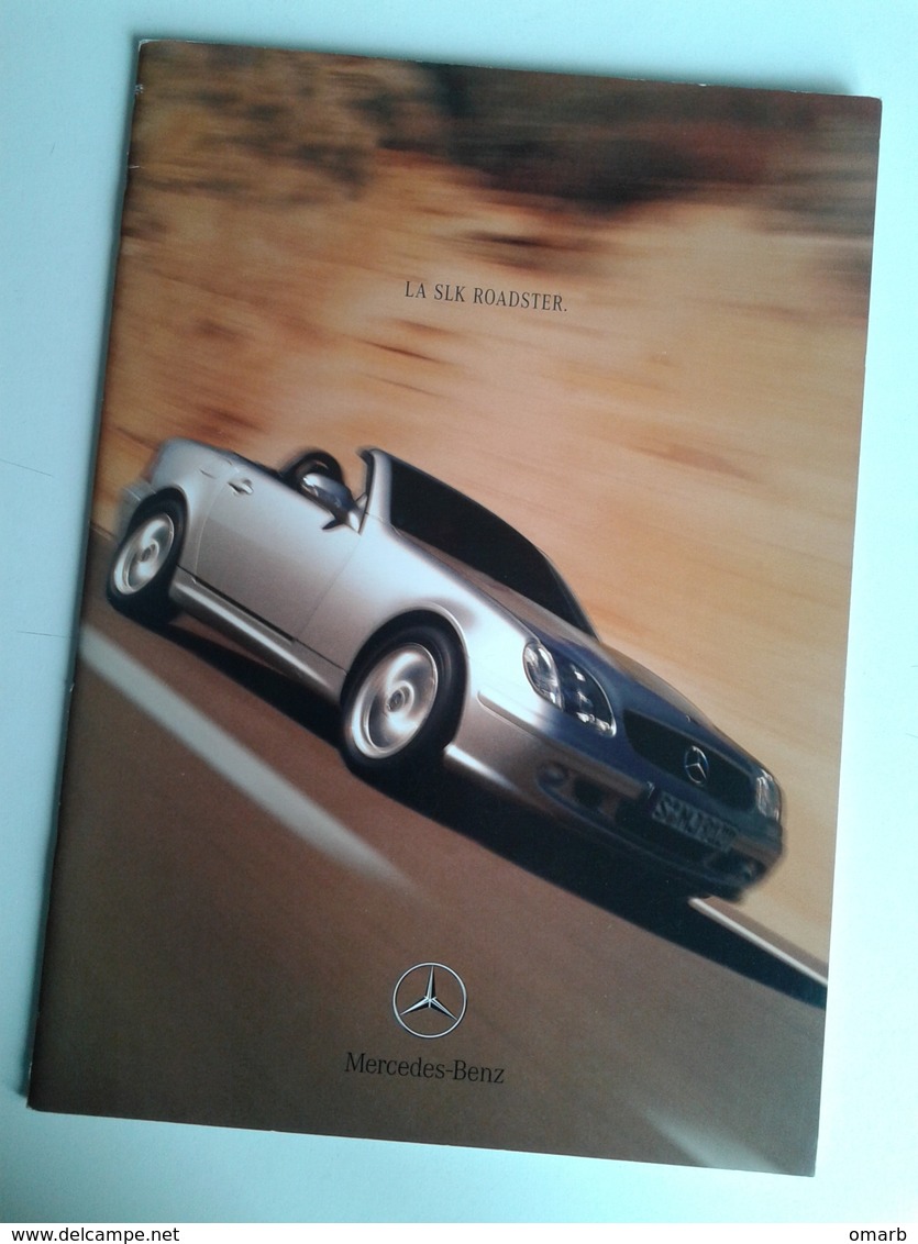 Dep039 Depliant Brochure Advertising Mercedes Benz SLK Roadster Auto Car Voiture Design - Automobili