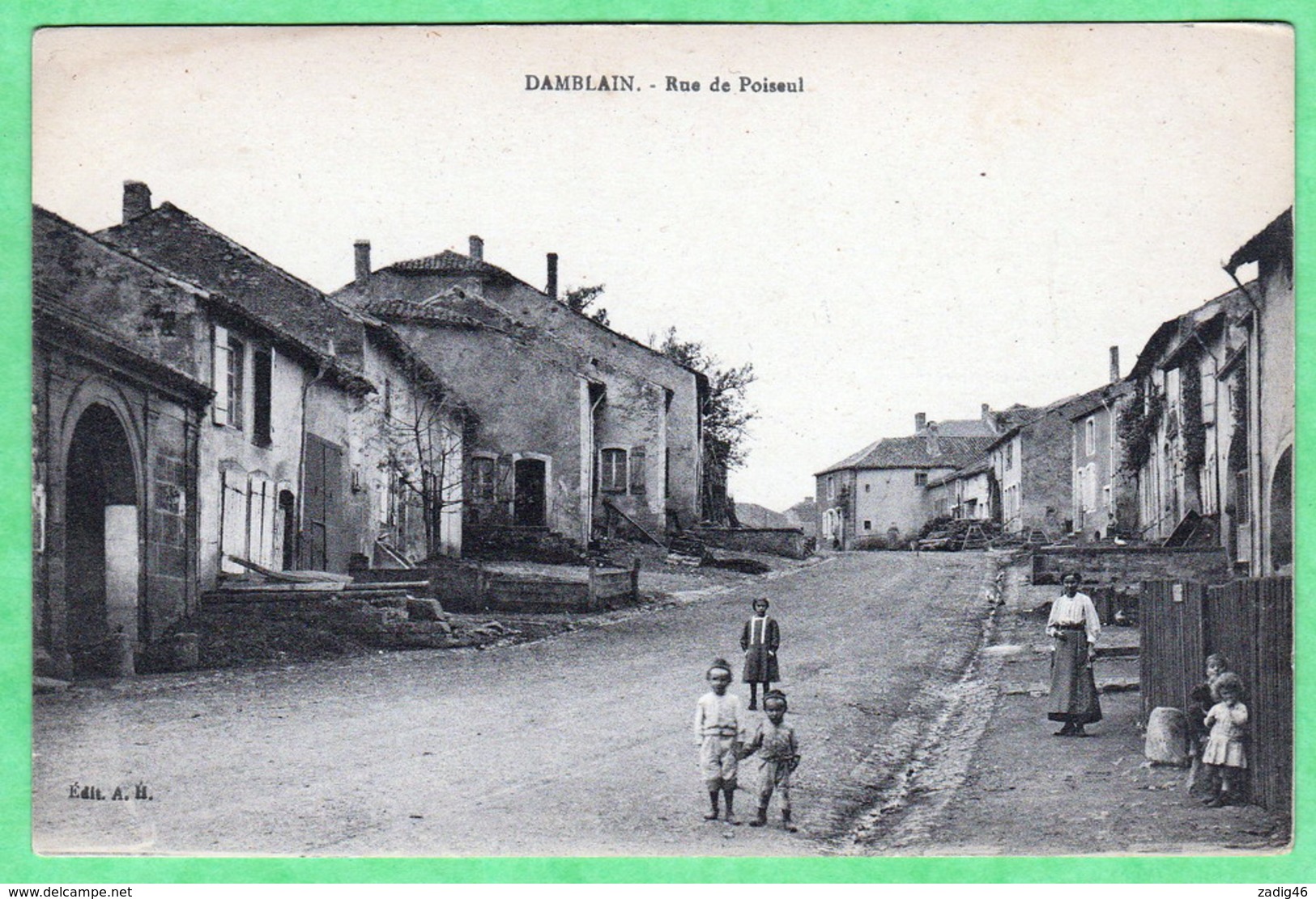 DAMBLAIN - RUE DE POISEUL - Autres & Non Classés