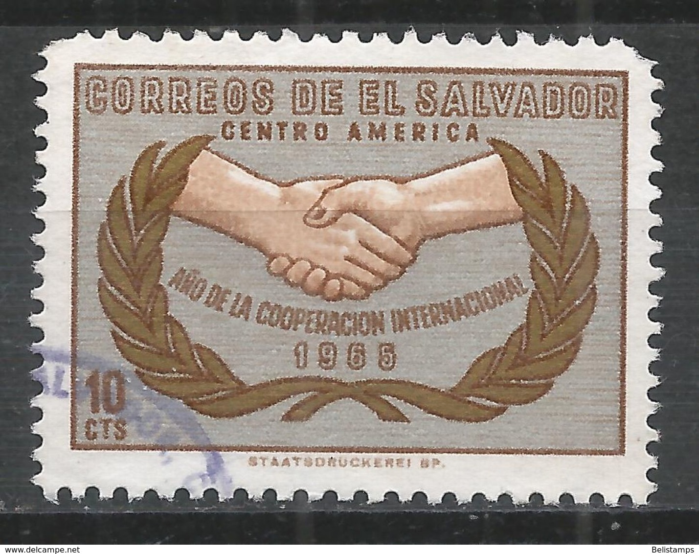 Salvador, El 1965. Scott #759 (U) ICY Emblem * - Salvador