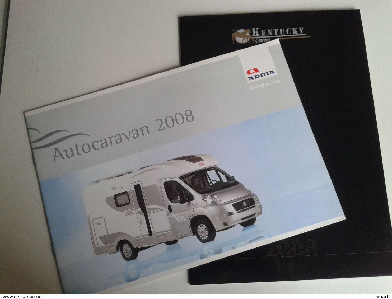 Dep042 Depliant Pubblicità Advertising Autocaravan Camper Adria Camping Campeggio Natura Fiat - Camping