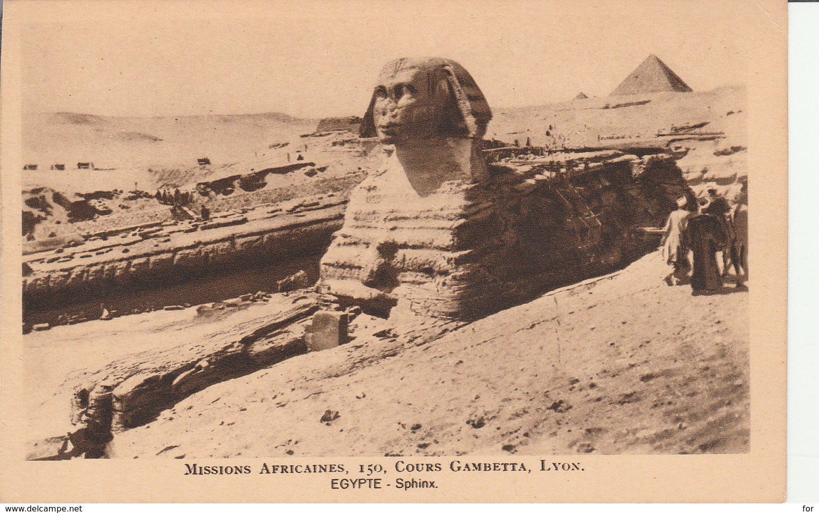 Egypte : Mission Africaines : ( Sphinx ) - Sfinge