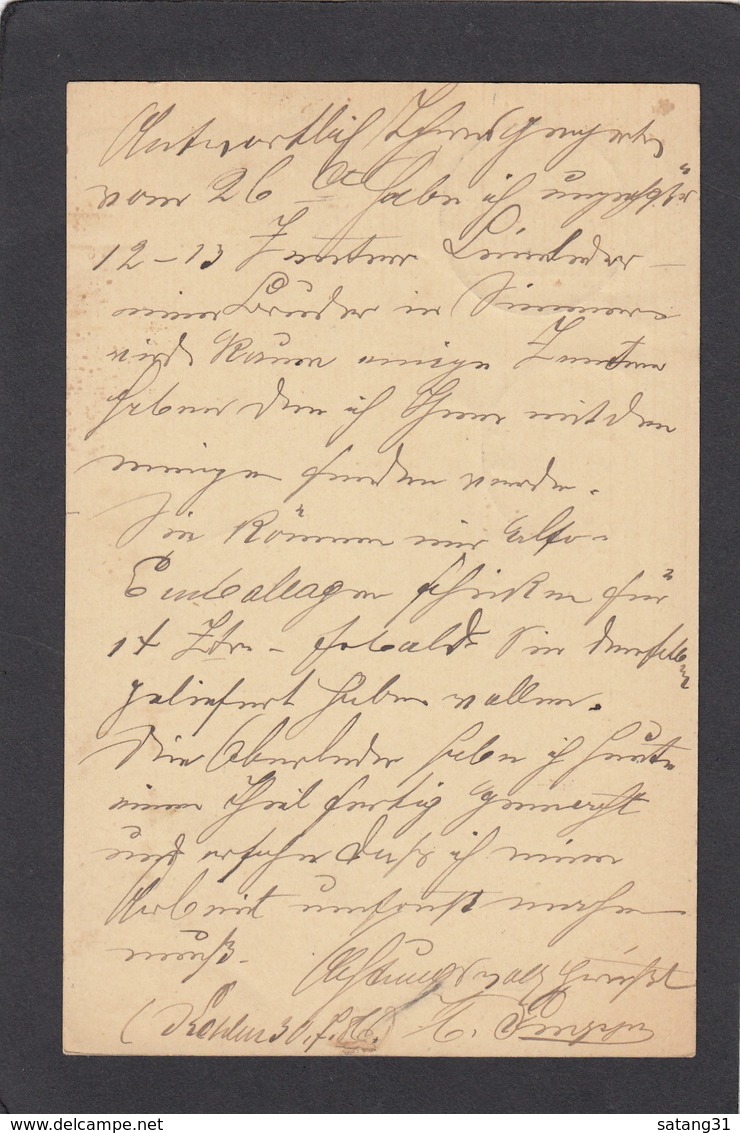 "CHARLES ALEXANDRE,TANNERIES ET CORROIERIES AU GRUND LUXEMBOURG". - Entiers Postaux