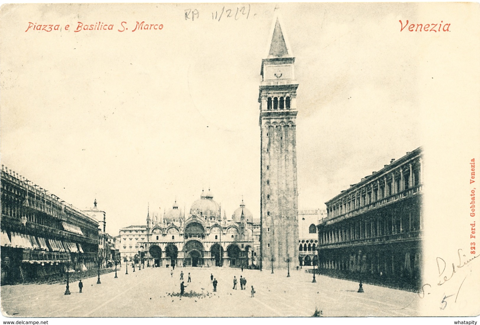 ZZ334 -  Carte-Vue De VENISE TP Italie 1903 Vers BRUXELLES - Réexpédiée Vers Prusse Avec Cachet Ovale Des IMPRIMES BXL 5 - Autres & Non Classés