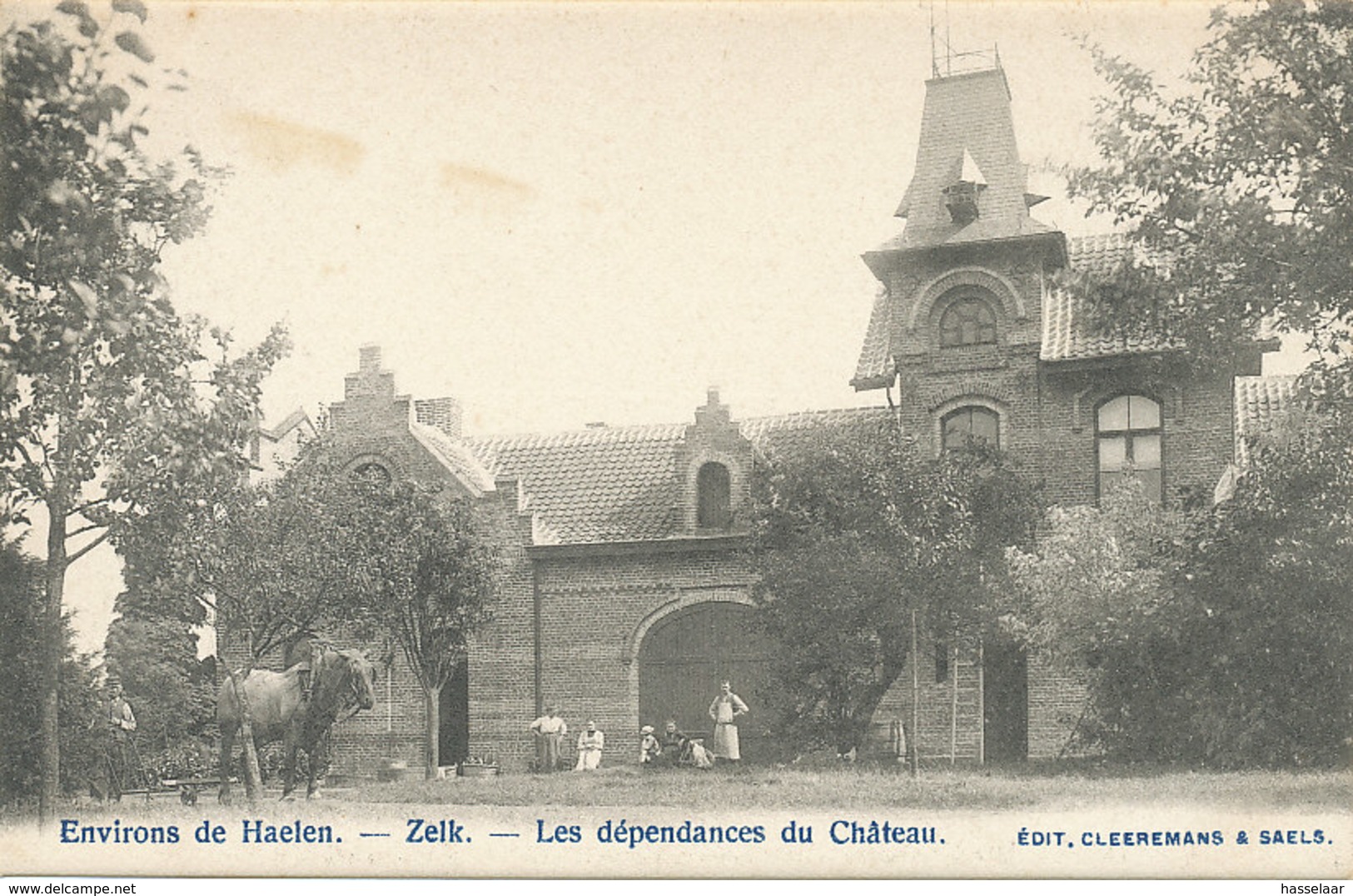 Environs De Haelen - Zelk - Les Dépendances Du Château - 1902 - Halen