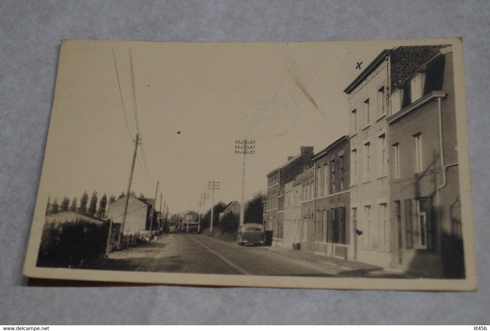 Carte Ancienne, Tiange,Grand'Route 1951,collection - Huy