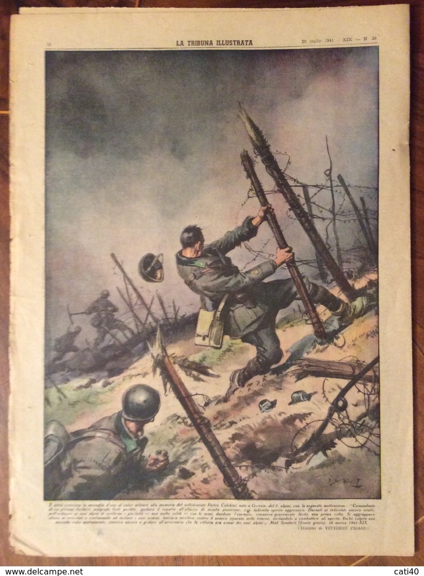 LA TRIBUNA ILLUSTRATA  DEL  20/7/1941 COMPLETA - Guerra 1939-45