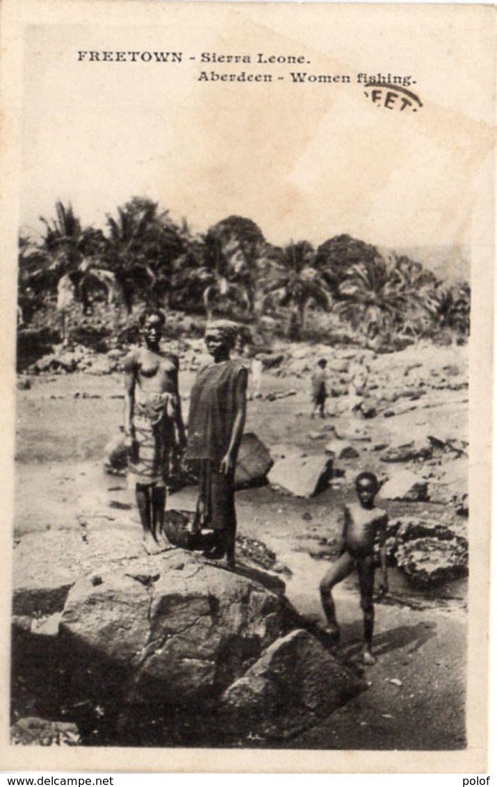 FREETOWN - Sierra Léone - Aberdeen - Women Fishing  - Seins Nus   (103837) - Sierra Leone