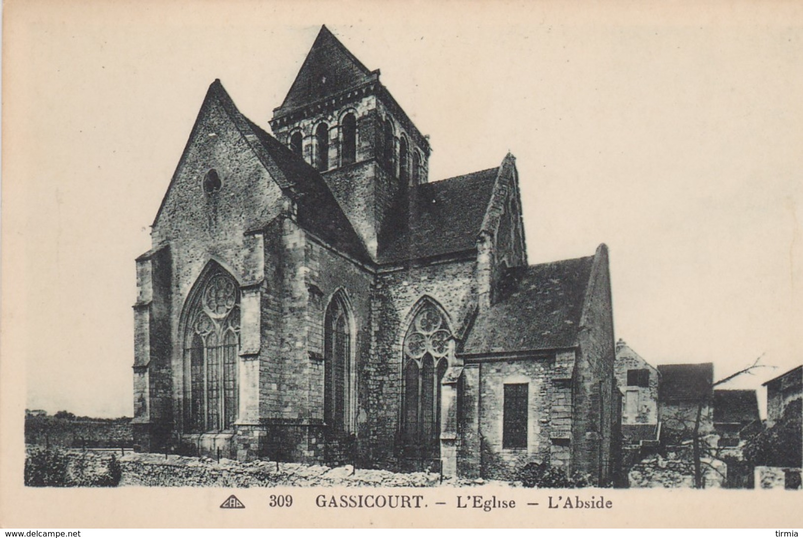 Gussicourt - L' Eglise - L' Abside - Guyancourt