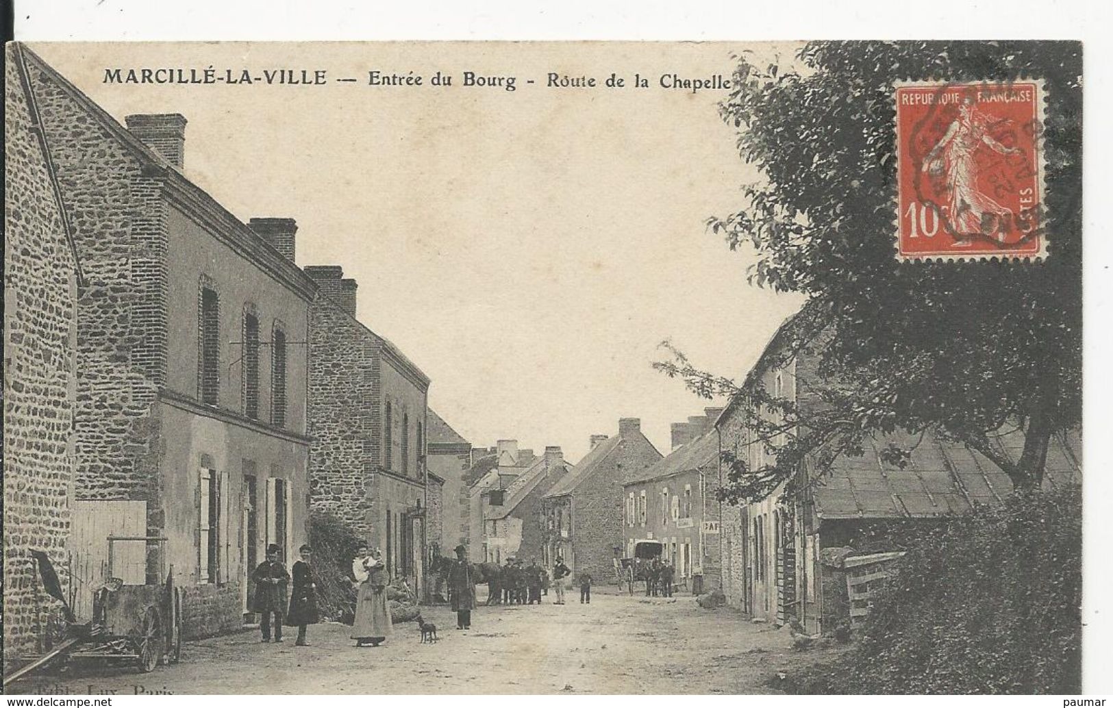 Marcillé La Ville  Route De La Chapelle - Autres & Non Classés