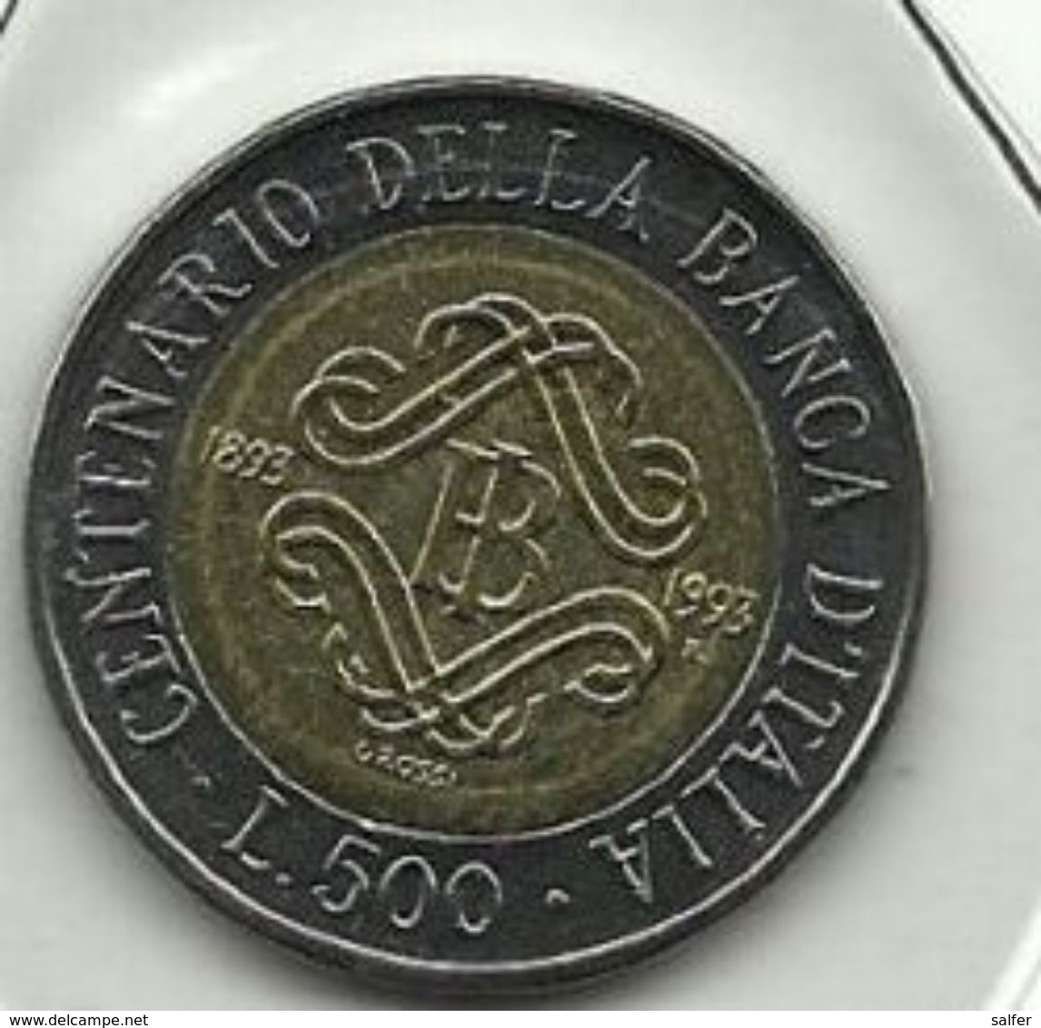 ITALIA REPUBBLICA - 500 Lire 1993  BANCA D'ITALIA  FDC DA ZECCA - 500 Lire