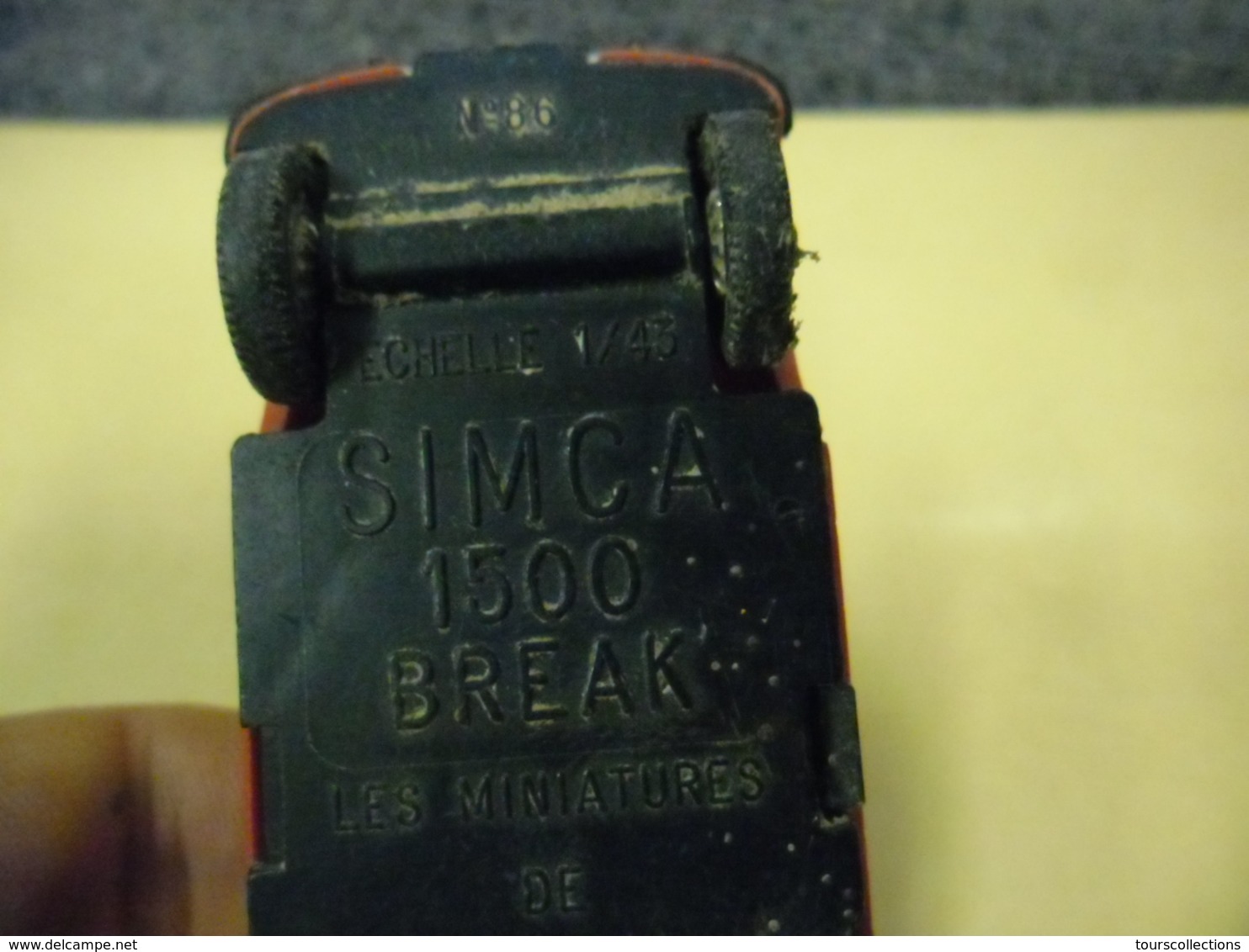 VINTAGE SIMCA 1500 BREAK NOREV 1/43 ° N° 86 - à Réparer Ou Pour Pièces - Norev