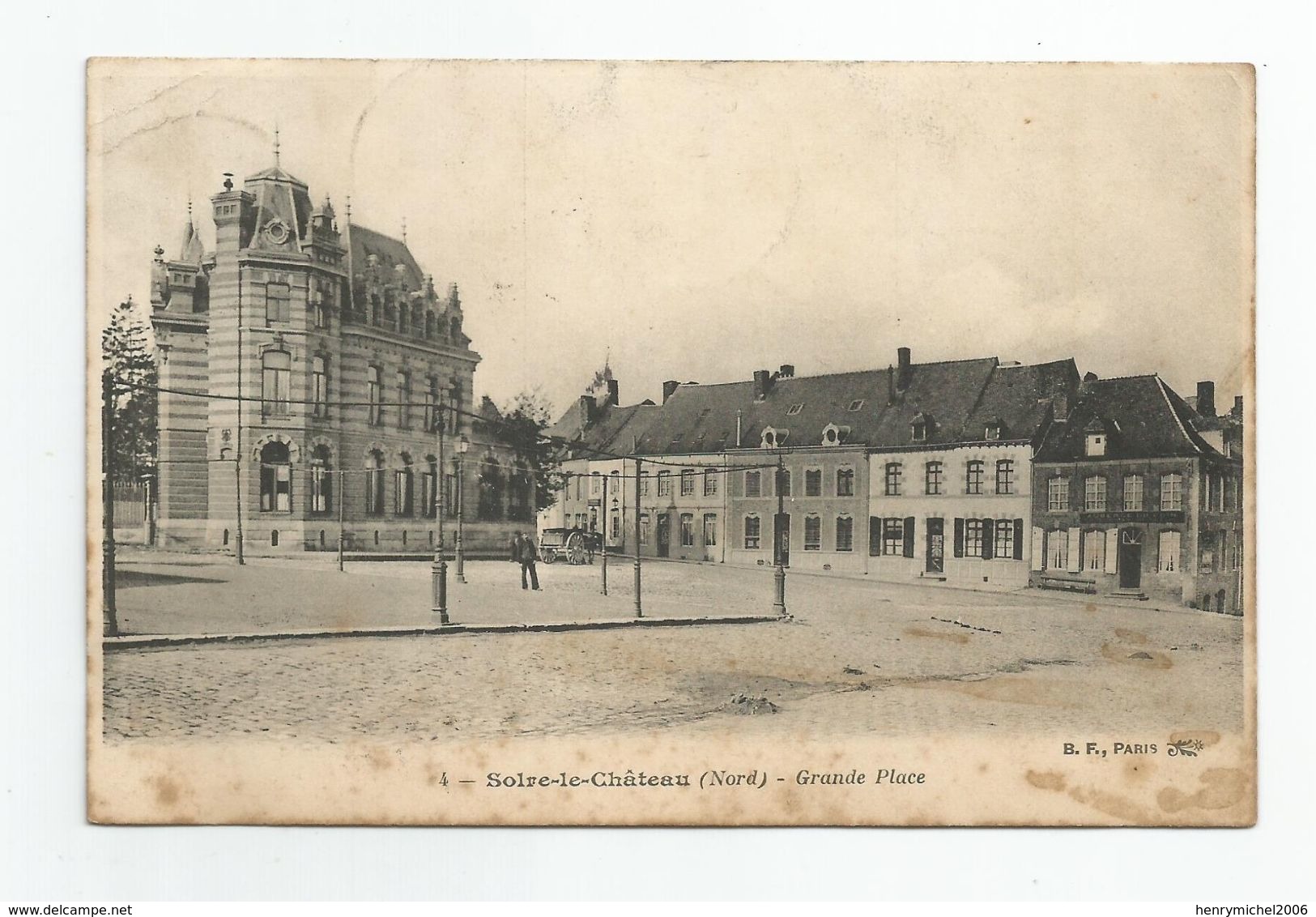 59 Nord Solre Le Chateau Grande Place 1909 - Solre Le Chateau