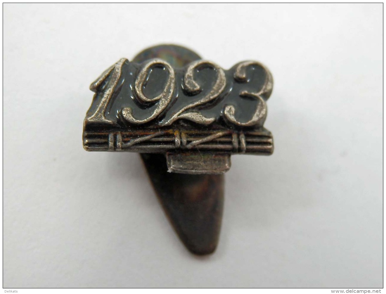 Vecchia Spilla Distintivo 1923 Fascio Fascismo Old Pin Fascista Anno - Militari