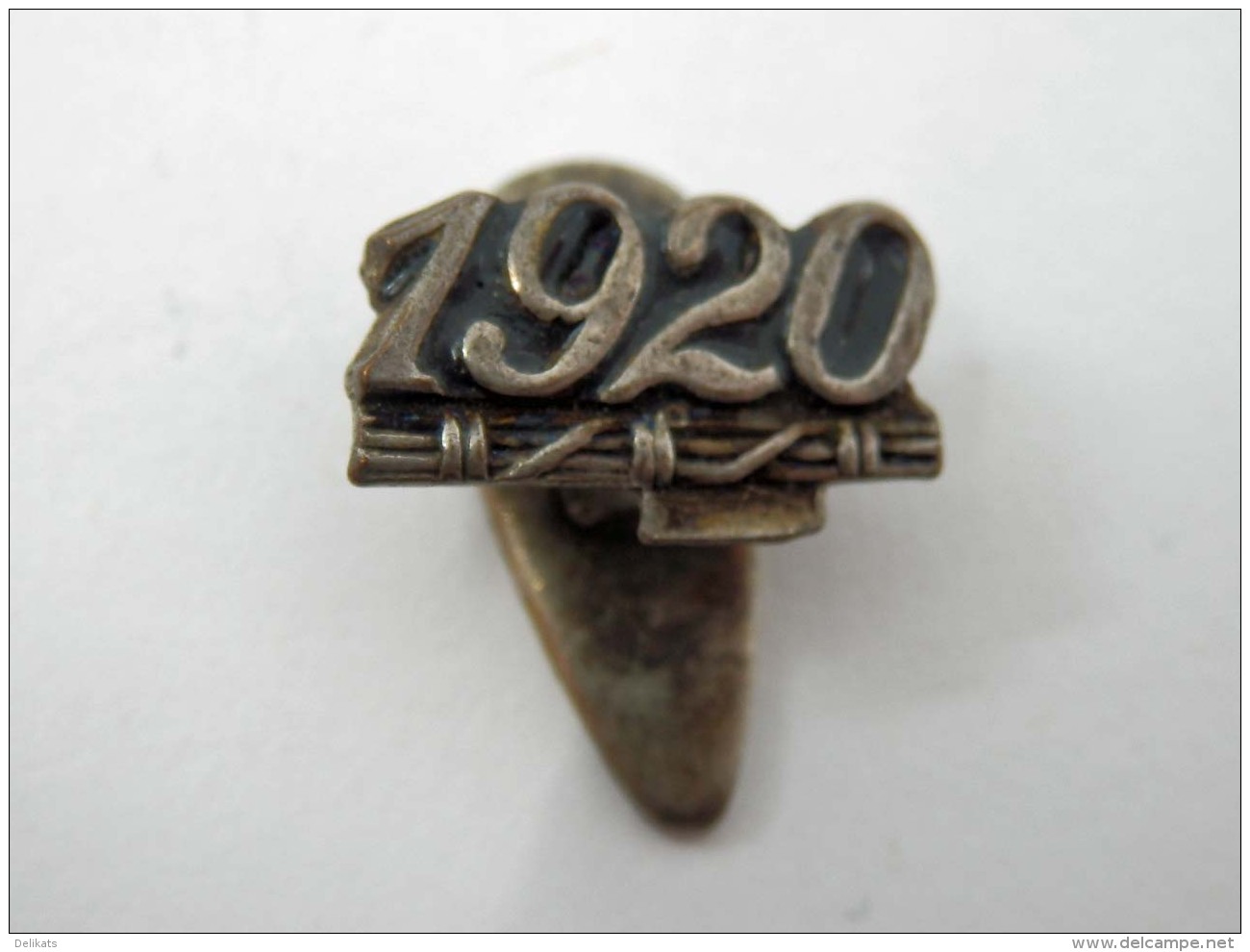 Vecchia Spilla Distintivo 1920 Fascio Fascismo Old Pin Fascista Anno - Militaria