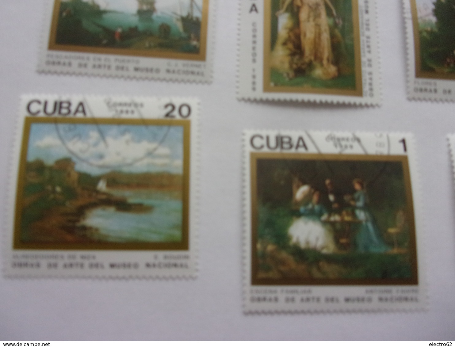 Cuba Série Complète Peintre Faivre  Vernet Le Brun  Boudin Clairin - Altri & Non Classificati