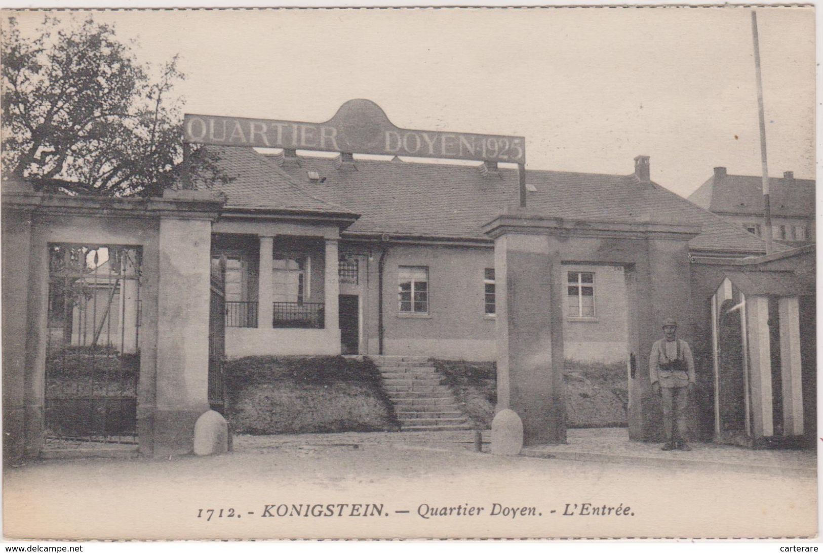 Carte Postale Ancienne,allemagne,german Y,hesse,KONIGSTEIN,KOENIG STEIN,caserne,ex Camp  Prisonniers De Guerre Officiers - Koenigstein