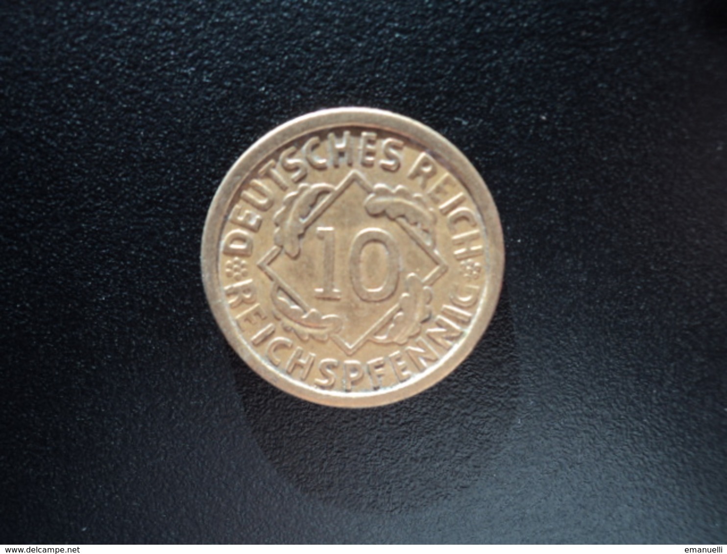 ALLEMAGNE : 10 REICHSPFENNIG  1936 A   KM 40    TTB+ - 10 Reichspfennig