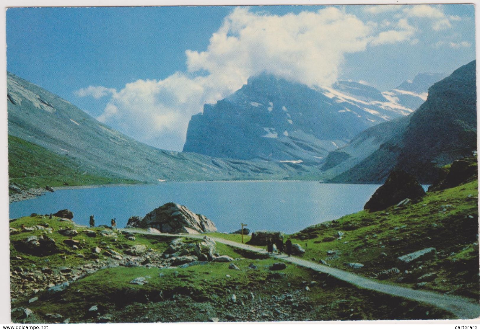 SUISSE,HELVETIA,SWISS,SWITZERLAND,CHANDOLIN,VALAIS ,DAUBENSEE,LAC,COL DE LA GEMMI,photo KLOPTENSTEIN,LEUKERBAD - Chandolin