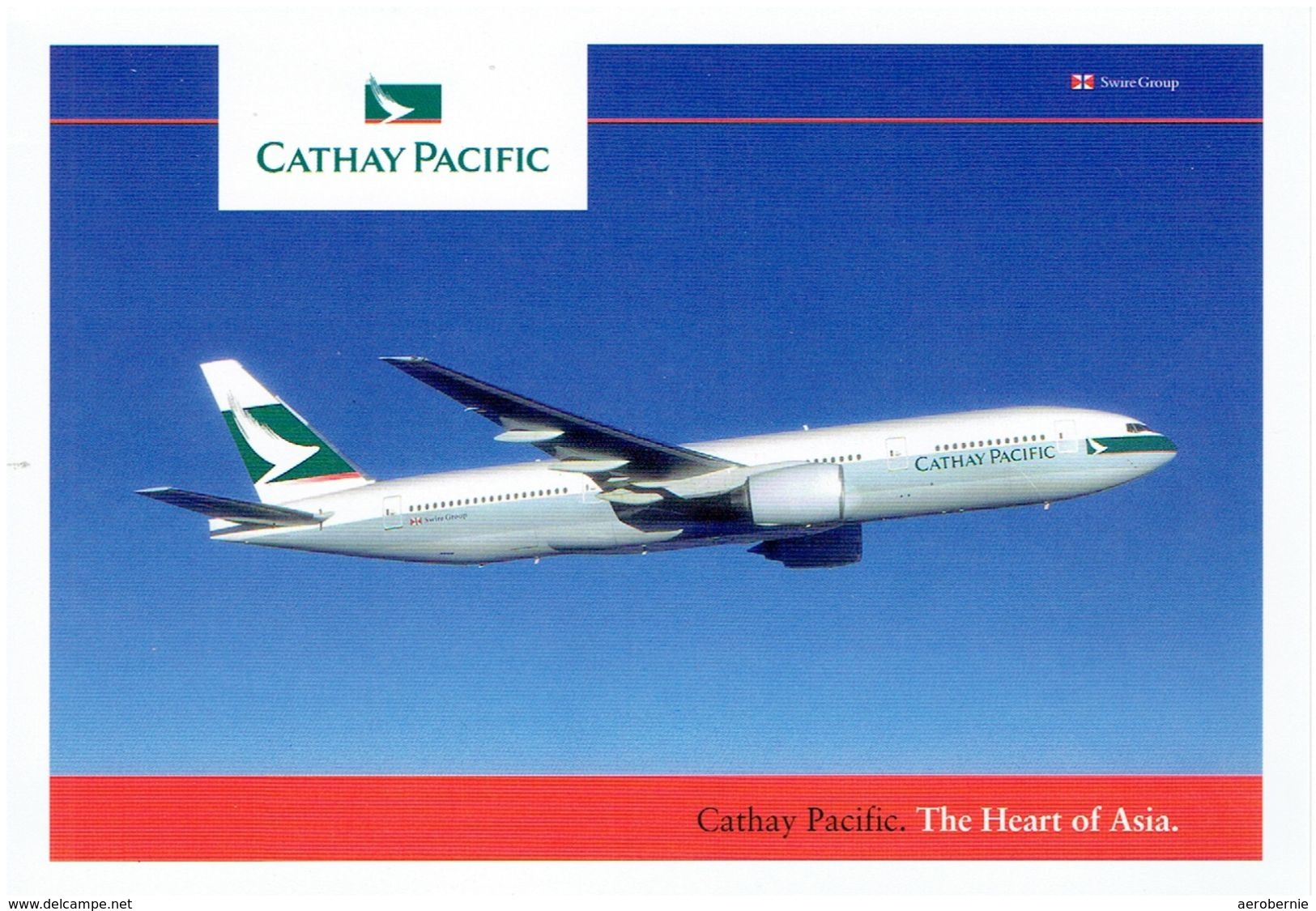 CATHAY PACIFIC AIRWAYS - Boeing 77 (airline Issue) - 1946-....: Moderne